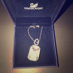 Swarovski large crystal and rhinestone necklace